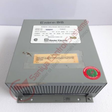 BASLER SR4A2B16B3A STATIC VOLTAGE REGULATOR