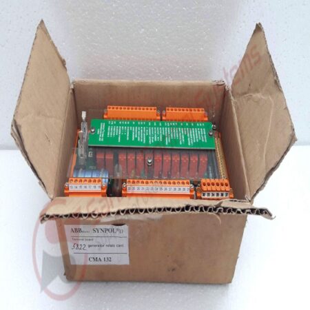 ABB 3DDE 300 412 CMA 132 GENERATOR RELAY TERMINAL BOARD